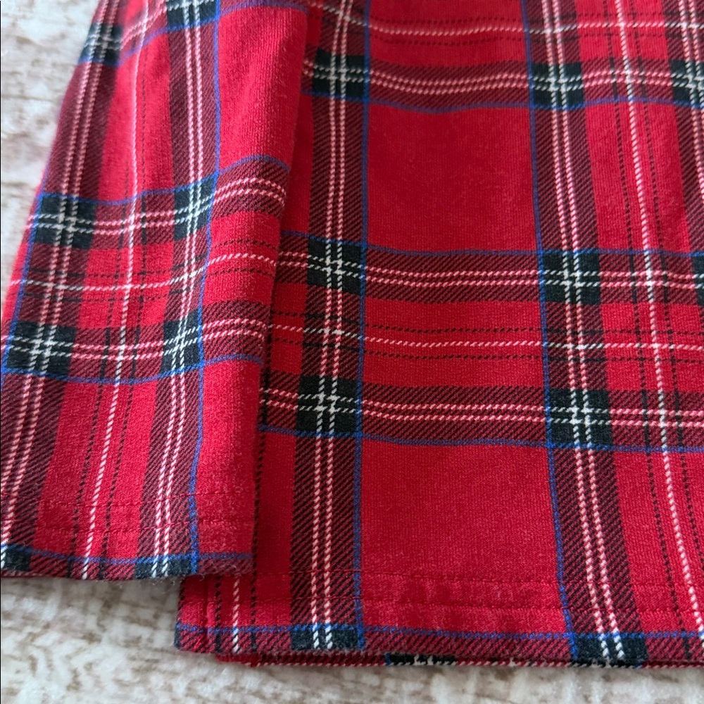 Little Sleepies Red Plaid Collared Shirt 2T - Picture 2 of 4
